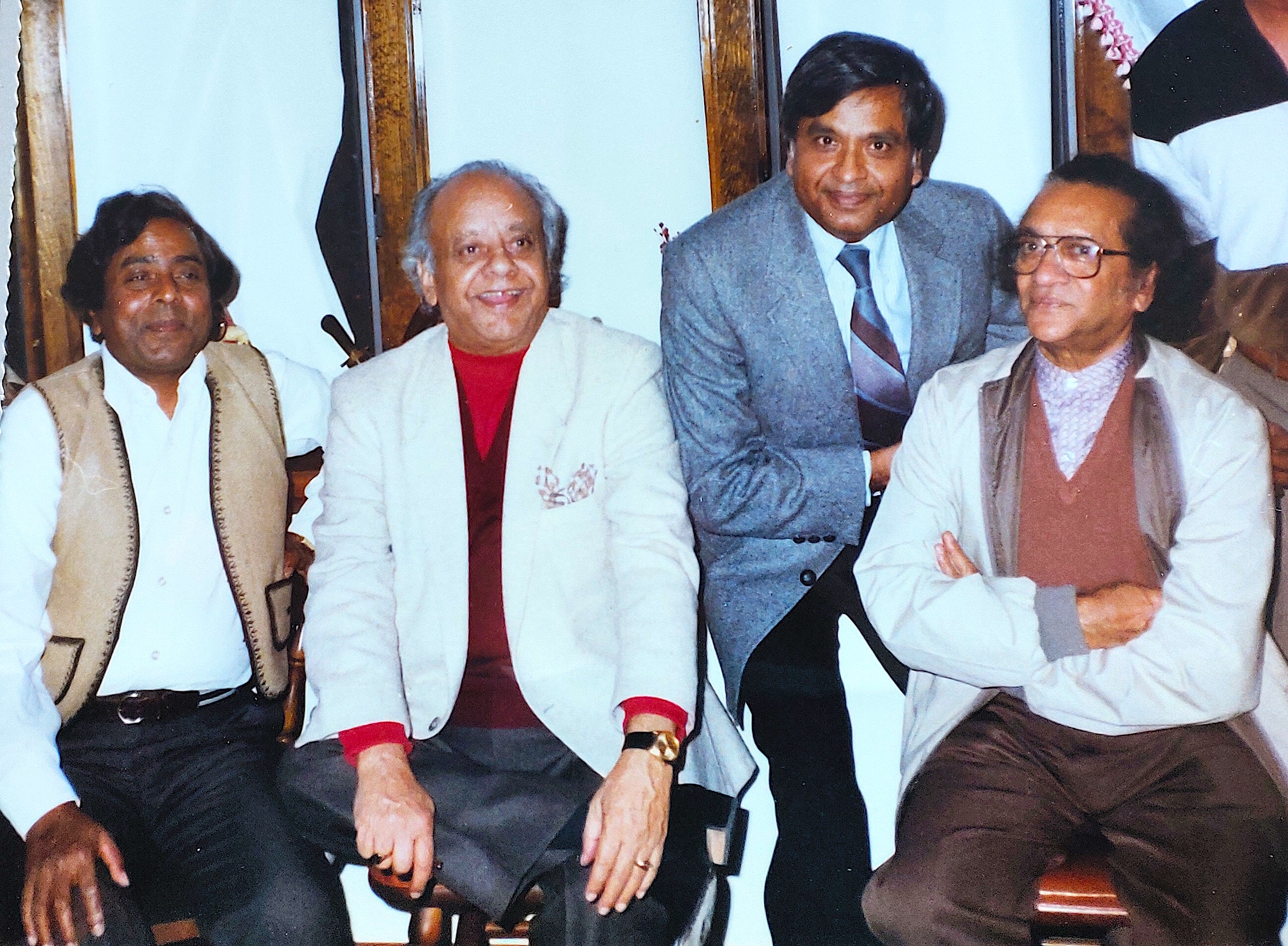 Govindjee with Pandit Ravishankar, Vermaji and Ustad Alla Rakha Qureshi