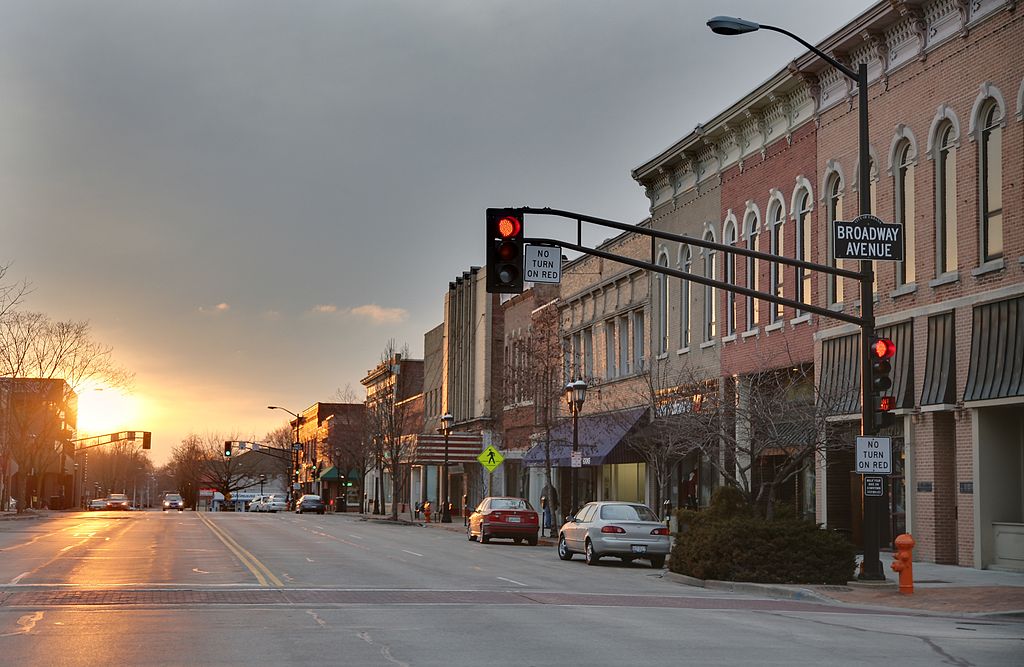 east_main_street_at_broadway_avenue_urbana_il_sunset